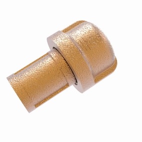 1" Cabinet Knob, Brushed Bronze Finish