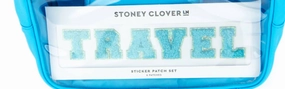 "travel" Mini Letter Patch Pack In Blue