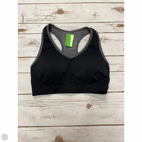 Athletic Bra By Cme In Black & Grey, Size: Xl