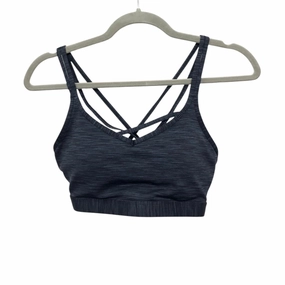 Athletic Bra By Zyia In Black & Blue. Size:S