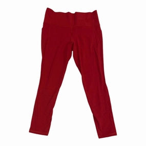 Athletic Capris By Athleta In Red. Size:L