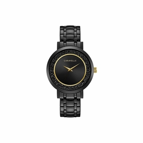 CARA BRCL L B BR BK - CITIZEN WATCH CANADA LTD./MONT - CARAVELLE L BLACK QUARTZ WATCH