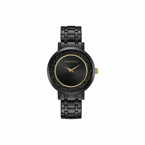 CARA BRCL L B BR BK - CITIZEN WATCH CANADA LTD./MONT - CARAVELLE L BLACK QUARTZ WATCH