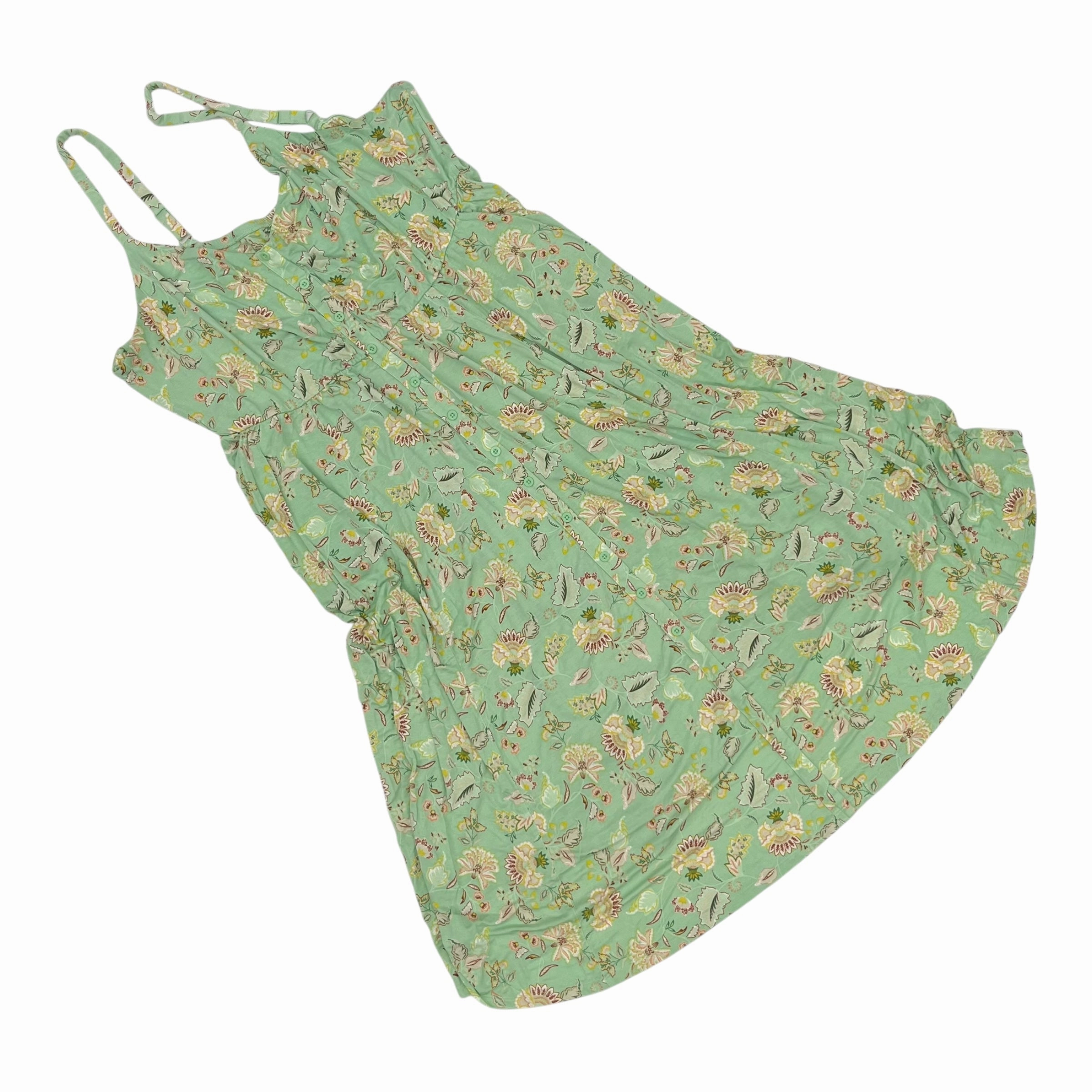 Dress Casual Midi By Torrid In Green, Size:3