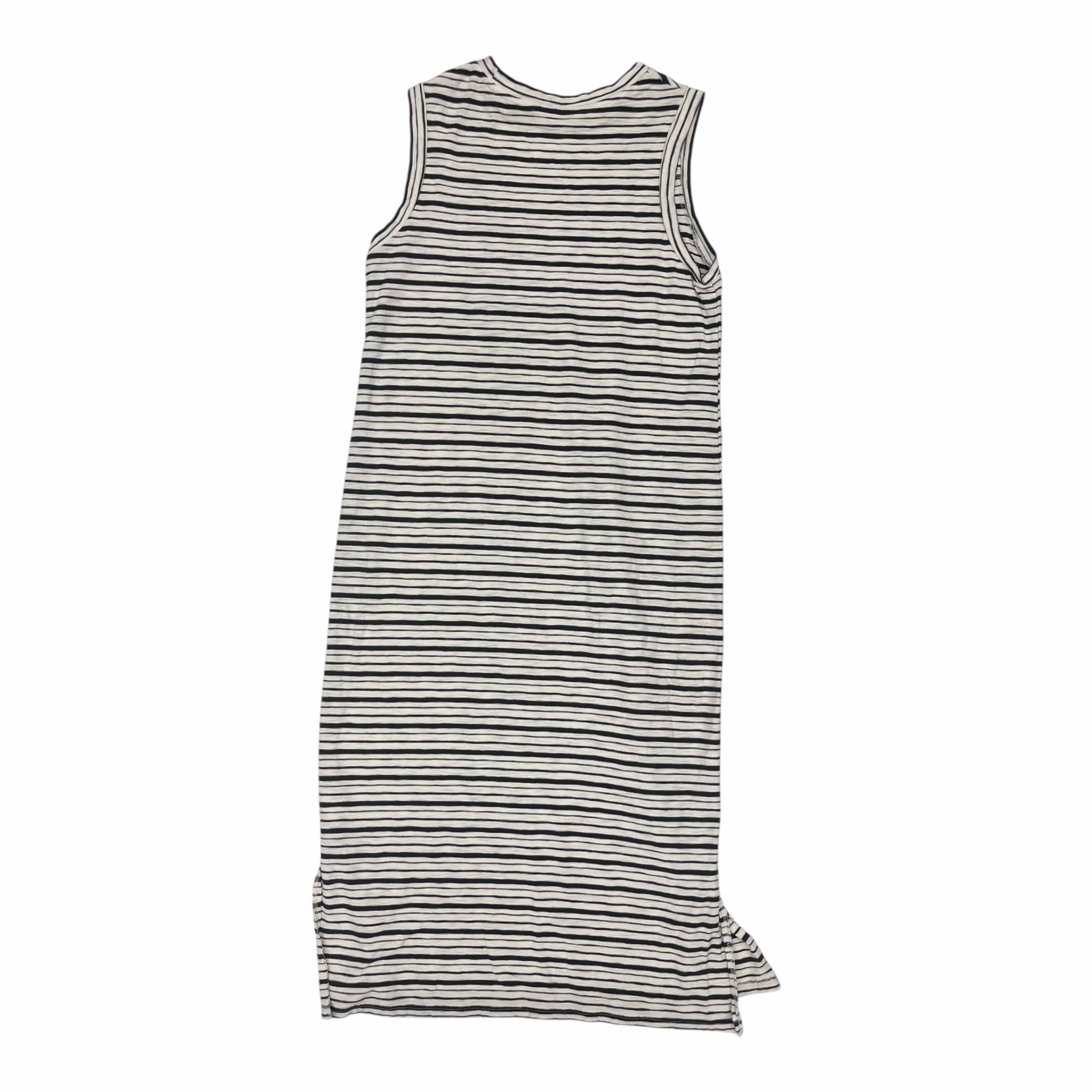 Dress Casual Midi By Universal Thread In Striped Pattern, Size:M