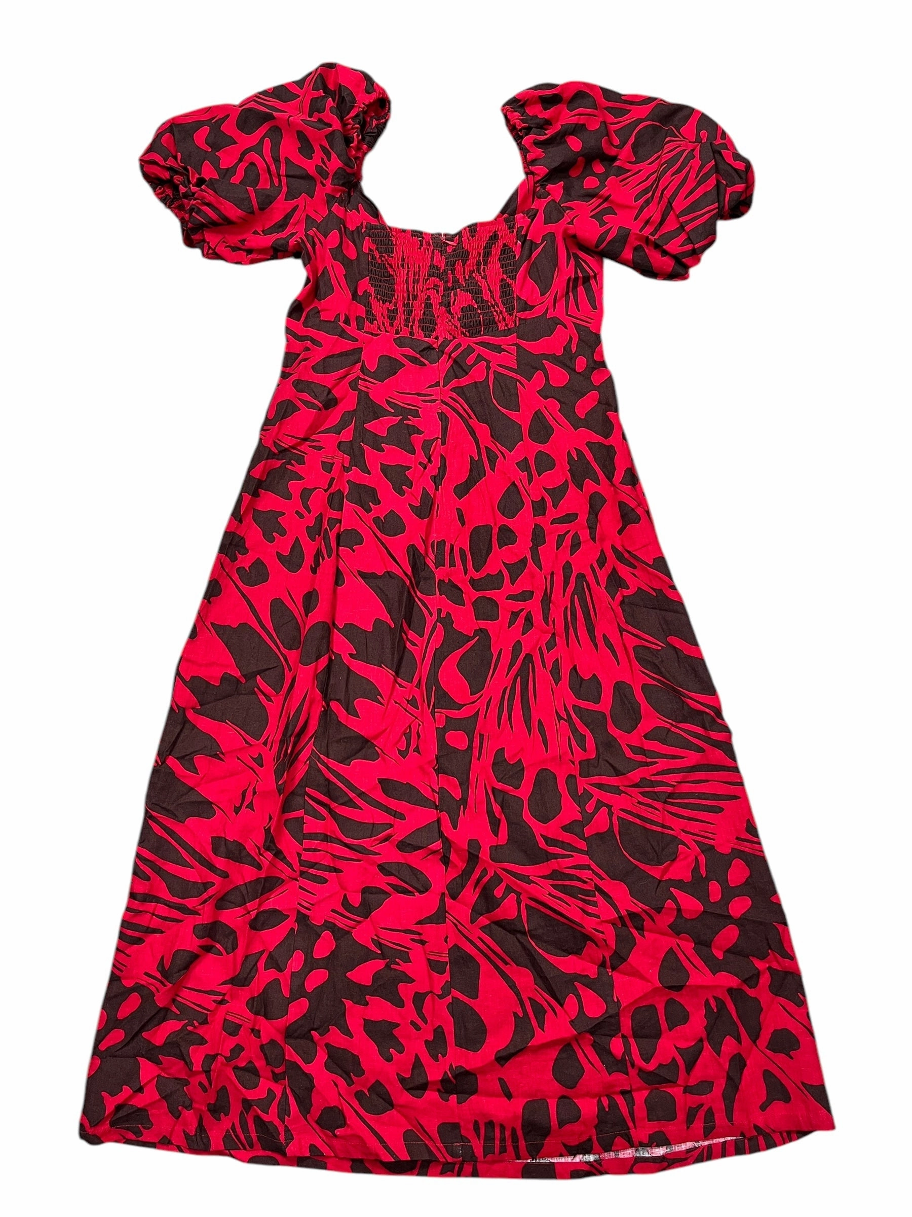 Dress Casual Short By Clothes Mentor In Brown & Red, Size:M