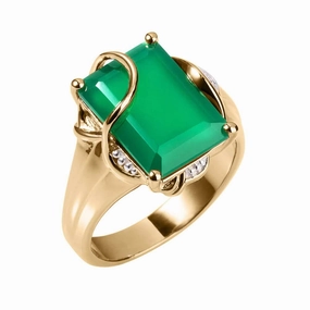 Entwined Onyx Ladies Ring