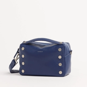 Evan Crossbody | Jazz Blues/Brushed Silver | Sml