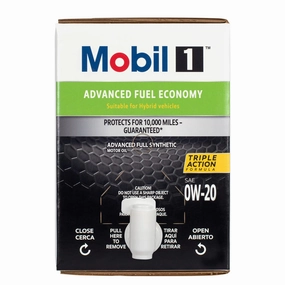 ExxonMobil 125219 Mobil 1 Advanced Fuel Economy Full Synthetic Motor Oil 0W-20, 12 Quart