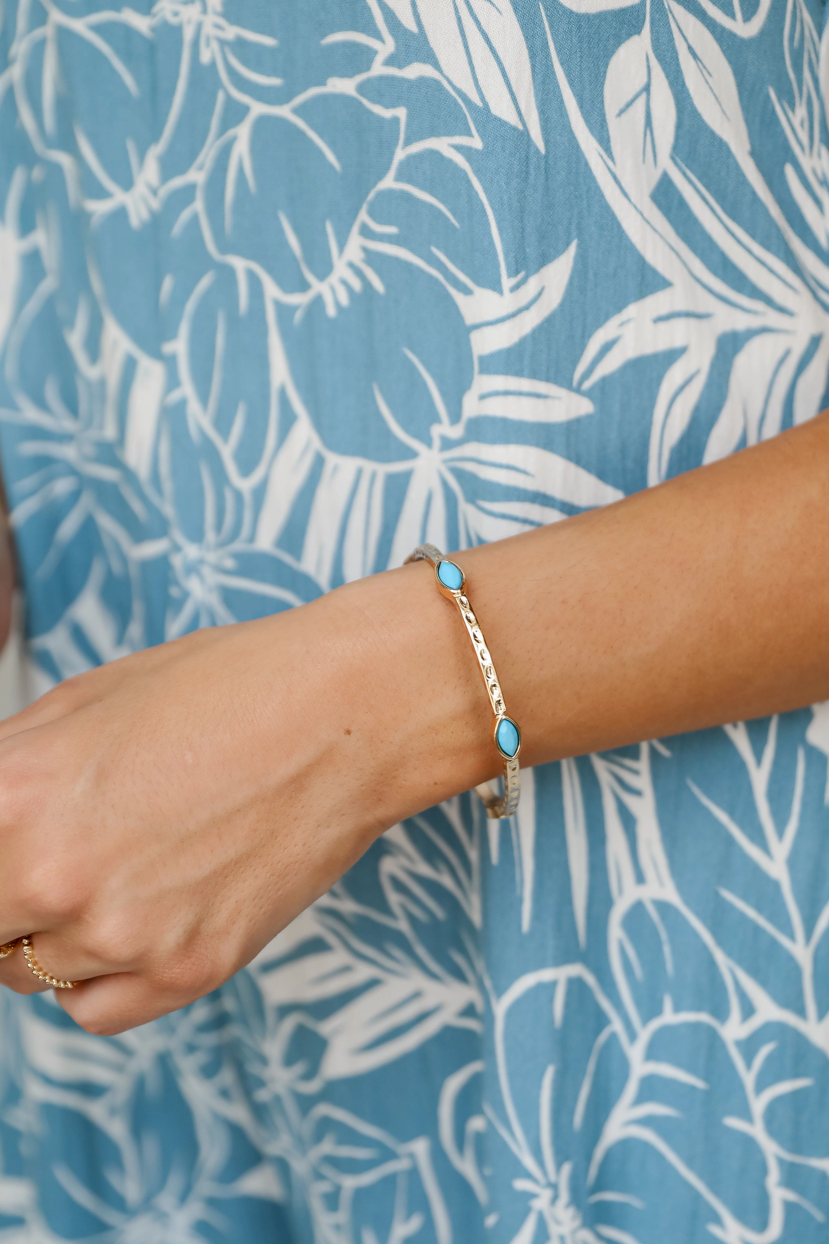 FINAL SALE - Annabelle Gold Bangle Bracelet