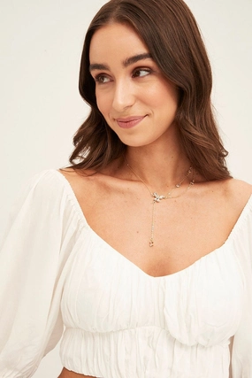 Gold Butterfly Necklace