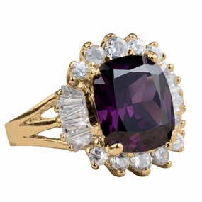 Hollywood Amethyst Ring