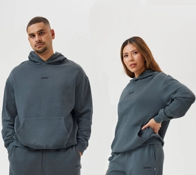 INSPORT UNISEX FRANKIE CARBON BLUE HOOD