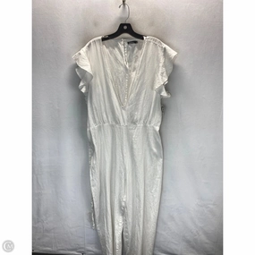 Jumpsuit By Boohoo Boutique In White, Size: 16