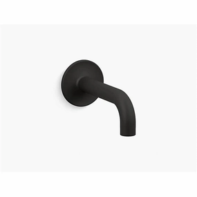 Kohler K-14427 Purist 7-3/4" Tub Spout - Black