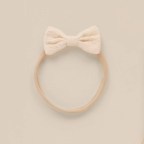 Little Bow Headband - Natural - FINAL SALE