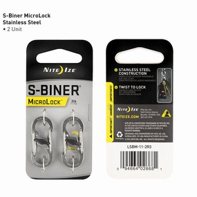 Nite Ize - S-BINER MICROLOCK X 2 3LB (1.4KG) -