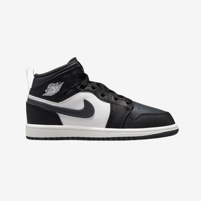 preschool jordan 1 mid (black/summit white)