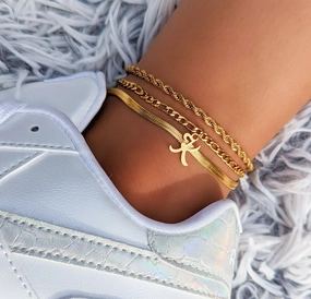 Script Initial Anklet Set
