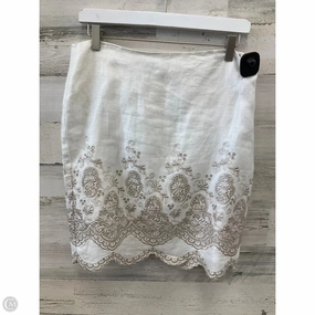Skirt Mini & Short By Ann Taylor In White, Size: 8