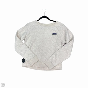 Sweatshirt Crewneck By Patagonia In Cream, Size: S