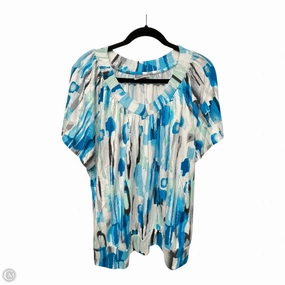 Top Short Sleeve By Jm Collections In Multi-colored, Size: 2x
