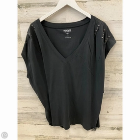 Top Short Sleeve By Torrid In Black, Size: 1x