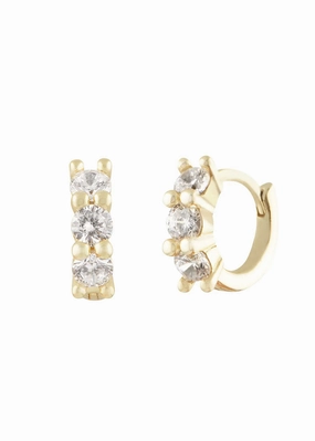 Éclat Hoops - Gold Vermeil